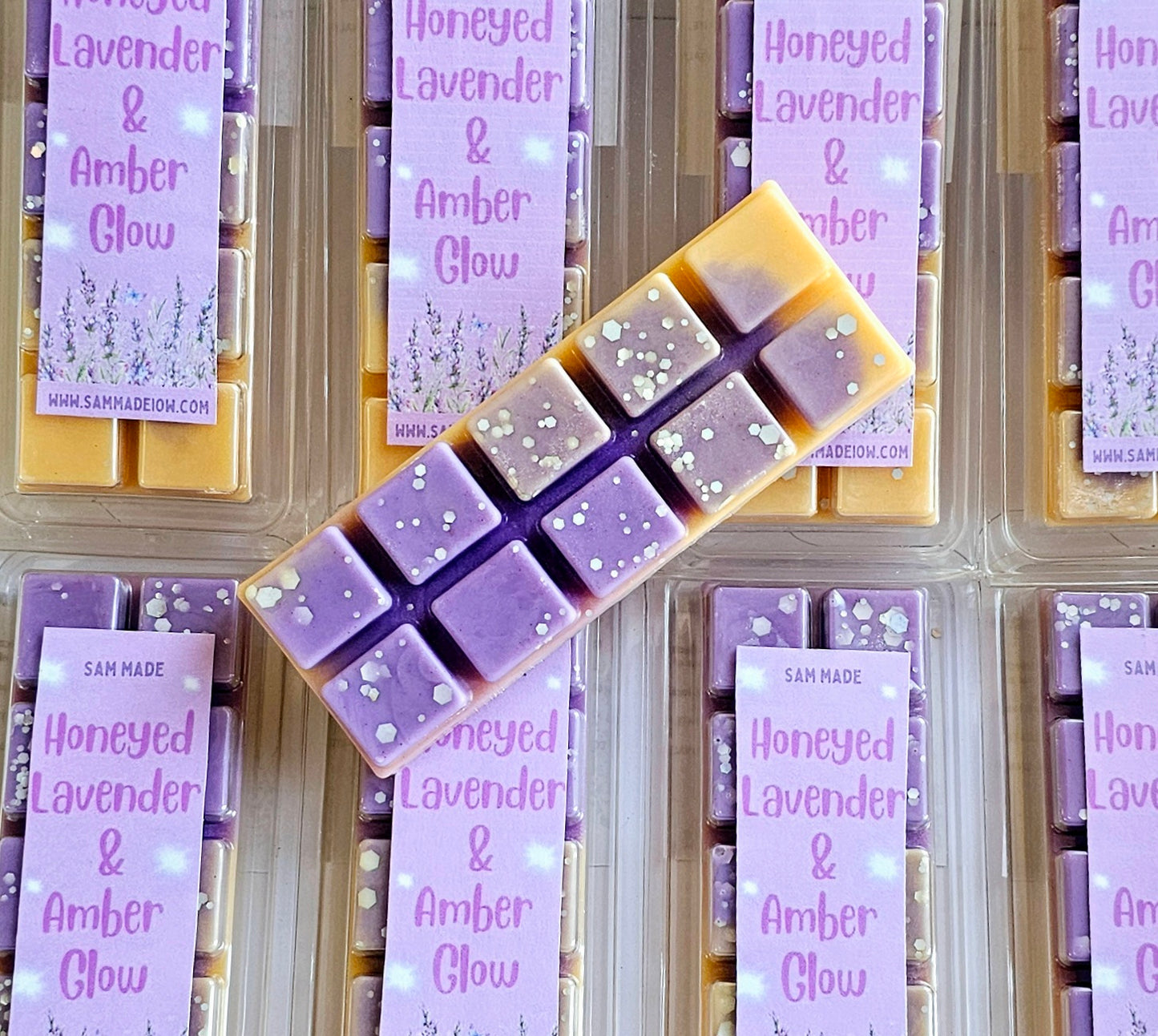 Honeyed Lavender and Amber Glow Snapbar