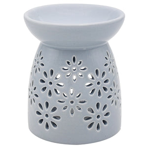 Grey Floral Cut Out Burner